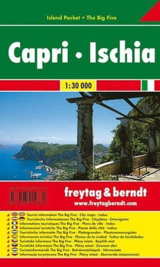Freytag & Berndt AK 0606 IP Capri - Ischie 1:30 000 + Velká pětka / kapesní lamino