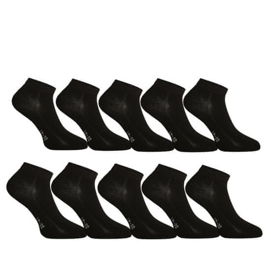 Gino 10PACK ponožky bambusové černé (82005)