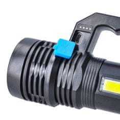 Solight Solight LED ruční nabíjecí svítilna s bočním světlem, 150 plus 100lm, Li-Ion WN46