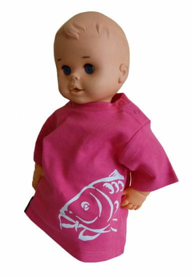 R-SPEKT Rybářské Baby triko pink s kaprem