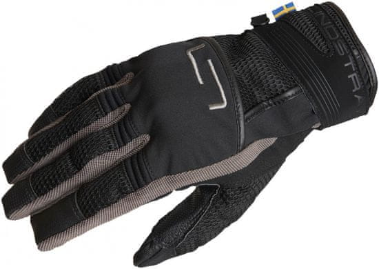 Lindstrands rukavice NYHUSEN černo-šedé