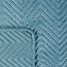 Eurofirany Darymex Dekorativní přehoz na postel SOFIA 220x240 modrý