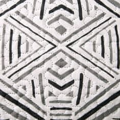 Darymex Darymex Dekorativní přehoz na postel Tarik 240x220 Darymex černobílý v dekorativních diamantech