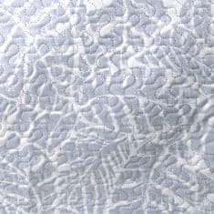 Darymex Darymex Dekorativní přehoz na postel Remo 240x220 Darymex bílý v dekorativních modrých listech