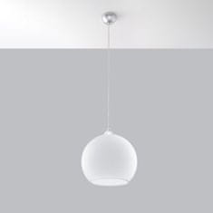 Sollux Závěsné svítidlo BALL bílé 1xE27 60W Sollux Lighting