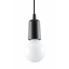 Závěsné svítidlo DIEGO 1 černé 1xE27 60W Sollux Lighting