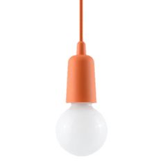 Sollux Závěsné svítidlo DIEGO 1 oranžové 1xE27 60W Sollux Lighting