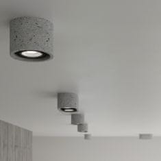 Sollux Stropní svítidlo BASIC 1 beton 1xGU10 40W Sollux Lighting