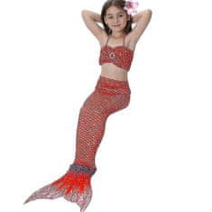 Surtep Kostým Mořská Panna Mermaid 3-pack Red Sea (vel. 110)