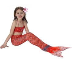 Surtep Kostým Mořská Panna Mermaid 3-pack Red Sea (vel. 130)