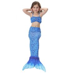 Surtep Kostým Mořská Panna Mermaid 3-pack Blue Fire (vel. 150)