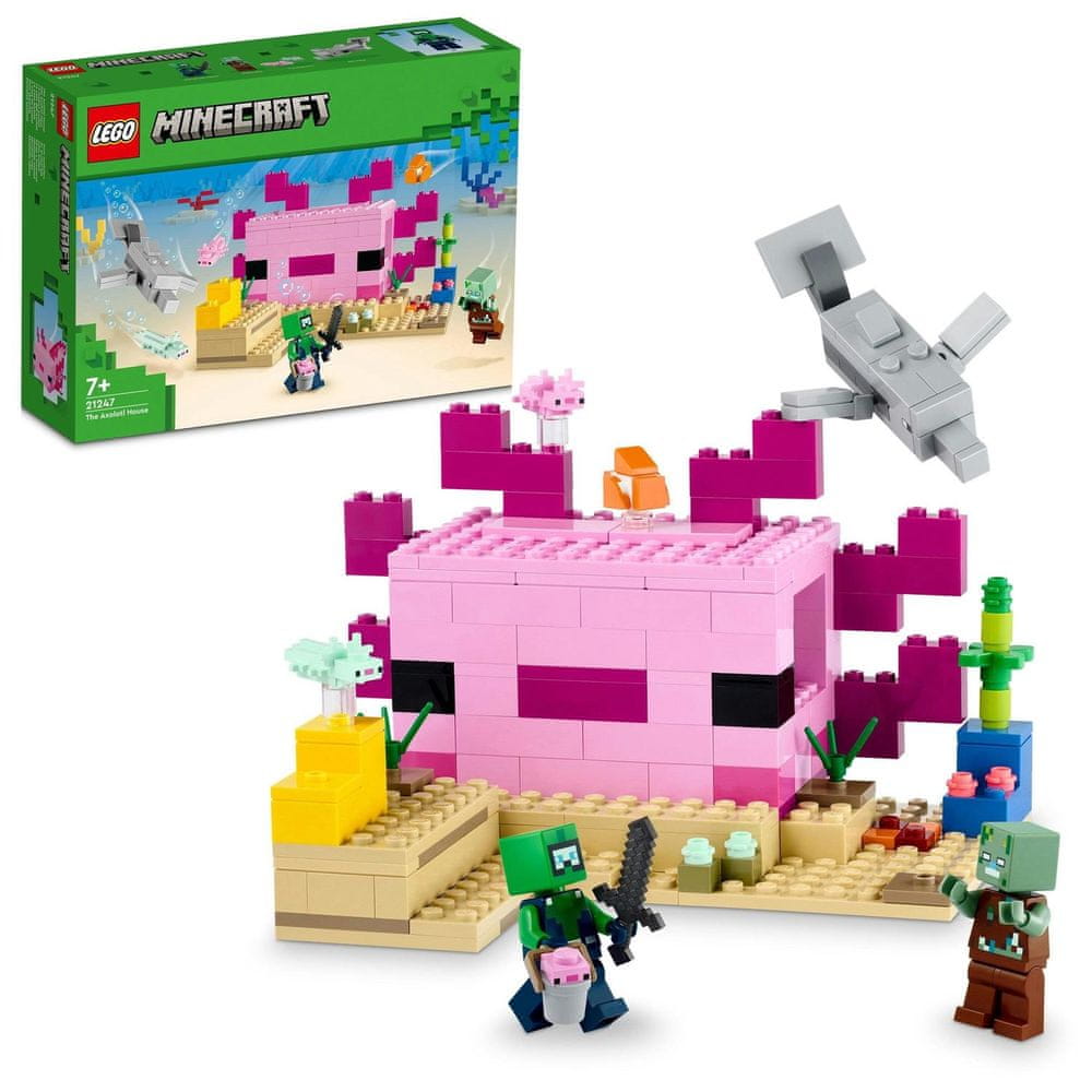 Levně LEGO Minecraft 21247 Domeček axolotlů