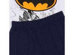 sarcia.eu Batman Chlapecké pyžamo s krátkým rukávem v bílé a tmavě modré barvě, letní pyžamo 4 let 104 cm