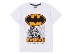 sarcia.eu Batman Chlapecké pyžamo s krátkým rukávem v bílé a tmavě modré barvě, letní pyžamo 4 let 104 cm