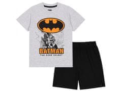 sarcia.eu Batman Chlapecké šedočerné pyžamo s krátkým rukávem, letní pyžamo 5 let 110 cm