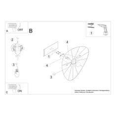 Thoro Nástěnné svítidlo / Stropní svítidlo ESKOLA 70 černé 1xE27 60W Thoro Lighting