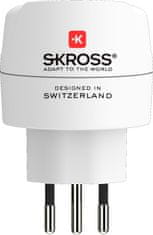 Skross  Cestovní adaptér pro použití v Brazílii, Itálii a Švýcarsku