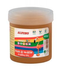 Alpino Modelovací pasta Magic Dough 160 gr. hnedá