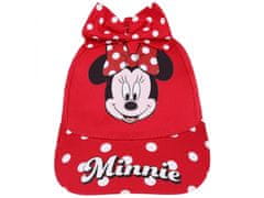 sarcia.eu Myška Minnie Dívčí čepice, červená čepice s mašlí 54 cm
