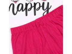 Mickey Mouse Disney Růžovo-černé dívčí pyžamo s krátkým rukávem, letní pyžamo 9 let 134 cm