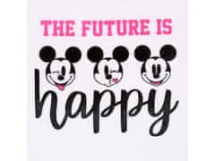 sarcia.eu Mickey Mouse Disney Růžovo-černé dívčí pyžamo s krátkým rukávem, letní pyžamo 10 let 140 cm