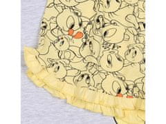 sarcia.eu Looney Tunes Tweety šedo/žluté dívčí pyžamo s krátkým rukávem, letní pyžamo 9 let 134 cm