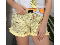 sarcia.eu Looney Tunes Tweety šedo/žluté dívčí pyžamo s krátkým rukávem, letní pyžamo 11 let 146 cm