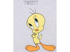 sarcia.eu Looney Tunes Tweety šedo/žluté dívčí pyžamo s krátkým rukávem, letní pyžamo 11 let 146 cm
