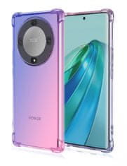 TopQ Kryt Honor Magic5 Lite 5G Shock duhový modro-růžový 95747