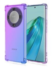 TopQ Kryt Honor Magic5 Lite 5G Shock duhový fialovo-modrý 95744
