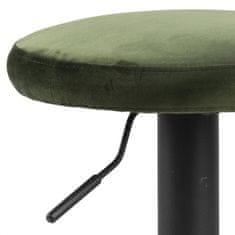 Actona Barová židle Finch lahvově zelená