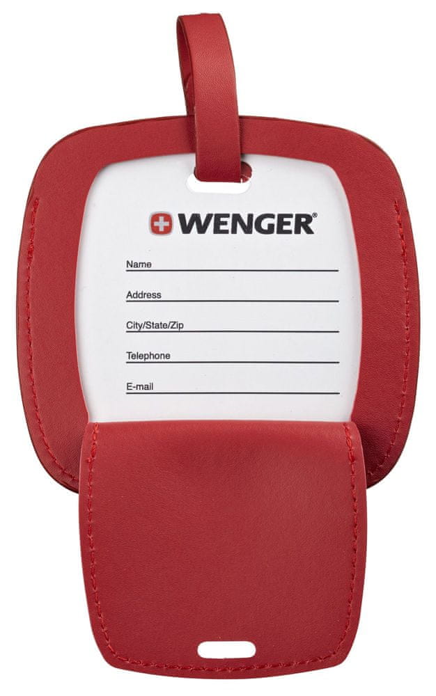 Levně Wenger Jumbo Luggage Tag, červená