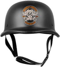 Sodager Retro otevřená moto helma Route 66 (Velikost: M (57-58))