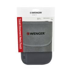 Wenger Travel Document RFID Neck Pouch, šedý