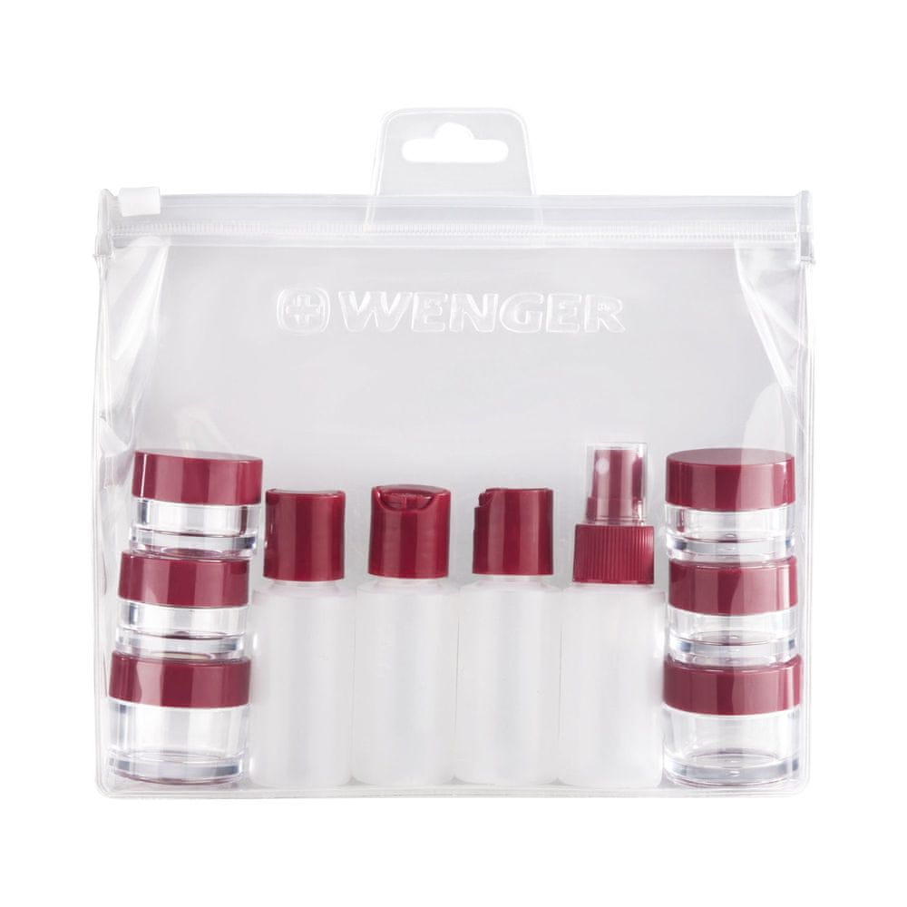 Levně Wenger Travel Bottle Set, průhledný