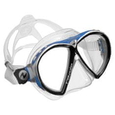 AQUALUNG maska FAVOLA stříbrná/modrá, transparent silikon