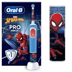 elektrický zubní kartáček Pro Kids Spiderman + cestovní pouzdro