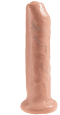Pipedream Realistické dildo se stahovací předkožkou King Cock 7" Uncut, 19 cm