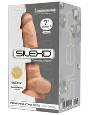 Silexpan Realistické dildo z paměťového silikonu SILEXD Model 1 (17,5 cm)