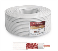 Opticum Koaxiální kabel RG6 OPTICUM AX FCS-2 120dB/100m, 7mm, celoměděný