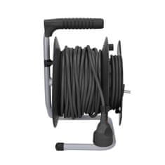 Solight  Prodlužovací kabel na bubnu - 1 zásuvka, 25m, 3 x 1,5mm, IP20, černý