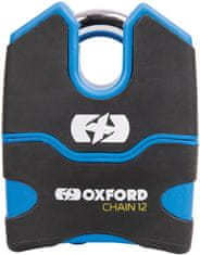Oxford řetězový zámek CHAIN 12 LK149 1.5m černo-modrý