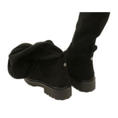 Caprice Dámské strečové boty Black velikost 37