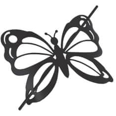 Douceur D'Interieur Černý motýl opona klip, 1 kus