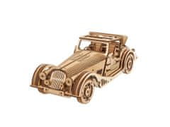 UGEARS 3d dřevěné mechanické puzzle sportovní auto rapid