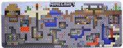 CurePink Herní podložka na stůl Minecraft: World (80 x 30 cm)