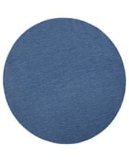 NORTHRUGS Kusový koberec Twin-Wendeteppiche 103100 blau creme kruh – na ven i na doma 140x140 (průměr) kruh