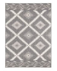 NORTHRUGS Kusový koberec Twin Supreme 103428 Malibu grey creme – na ven i na doma 80x150