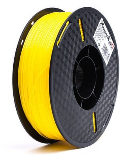 XtendLan tisková struna (filament), TPU, 1,75mm, 1kg, žlutý (3DF-TPU1.75-YL 1kg)