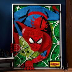 LEGO Art 31209 Úžasný Spider-Man - rozbaleno